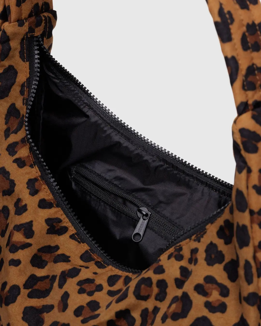 Nylon Shoulder Bag (Leopard)