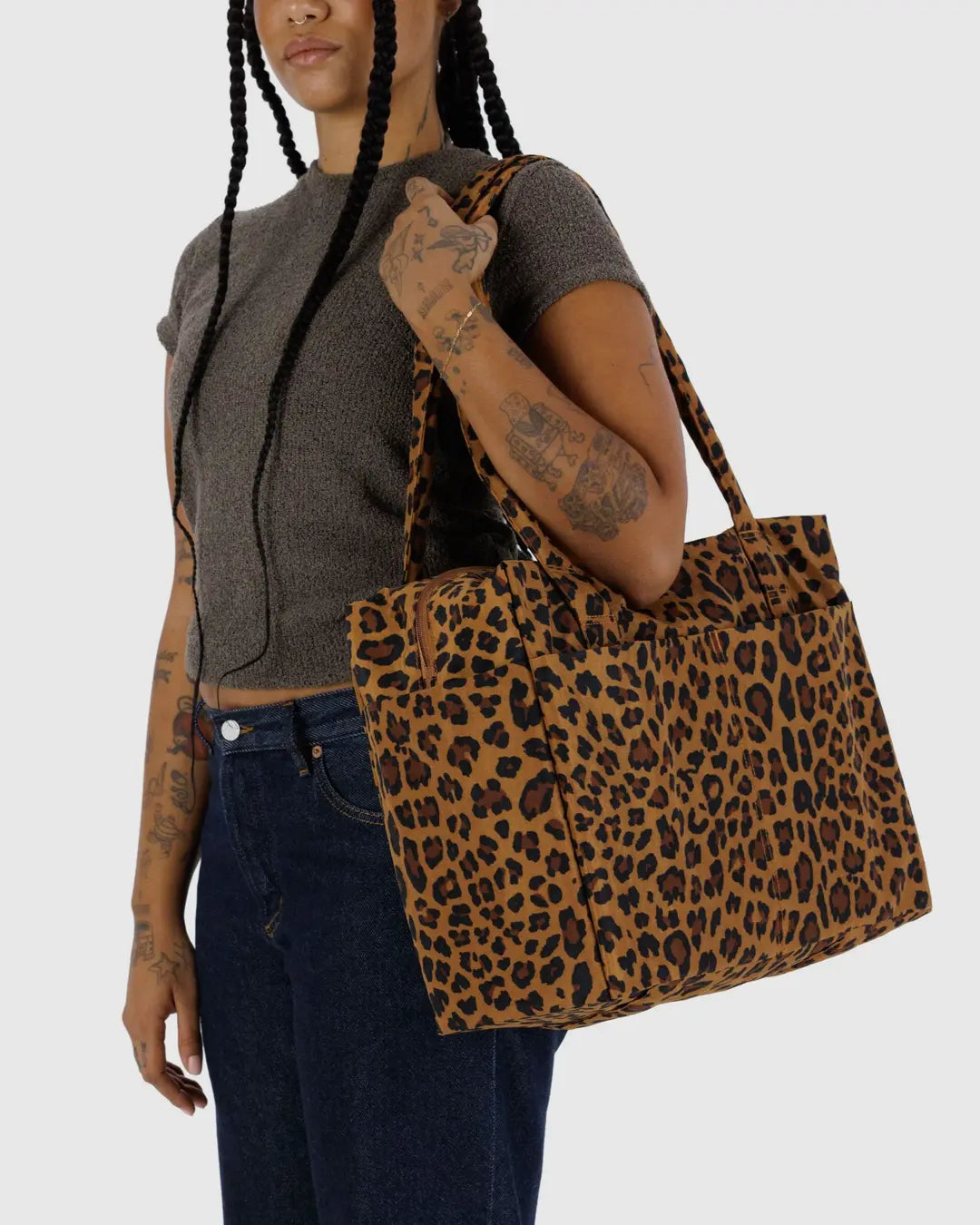 Small Cloud Carry-On (leopard)