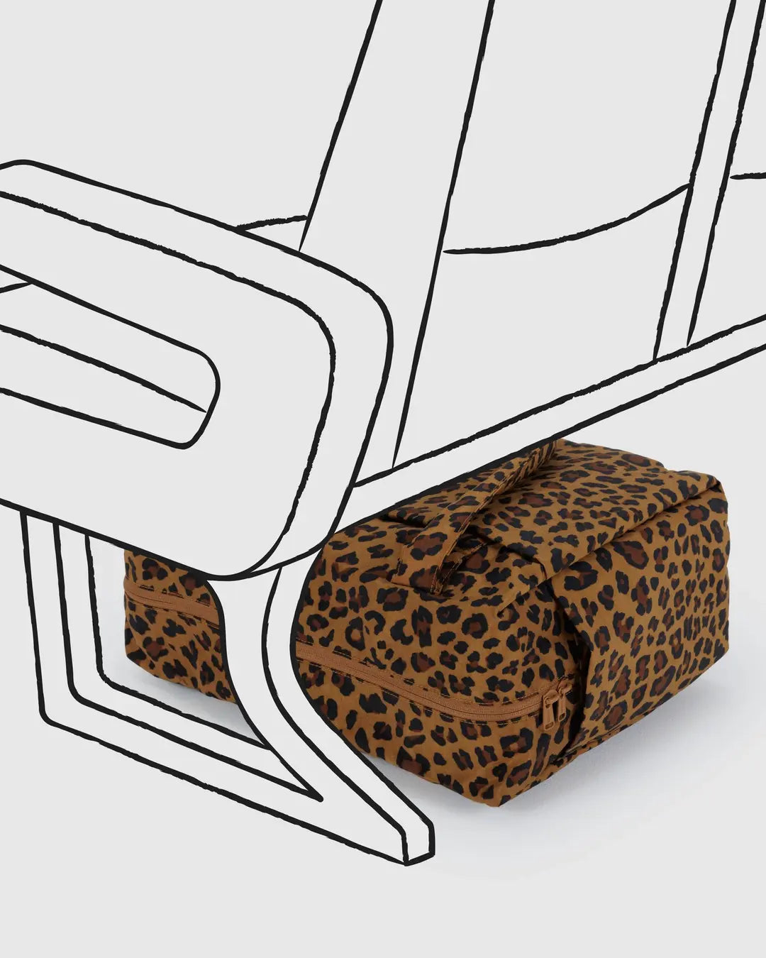 Small Cloud Carry-On (leopard)