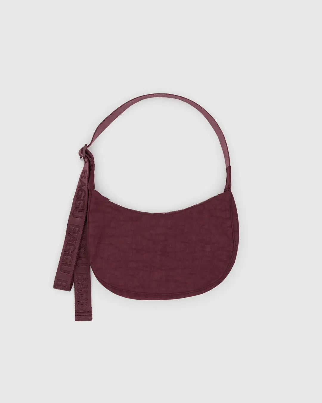 Small Nylon Crescent Bag (Mahogony)