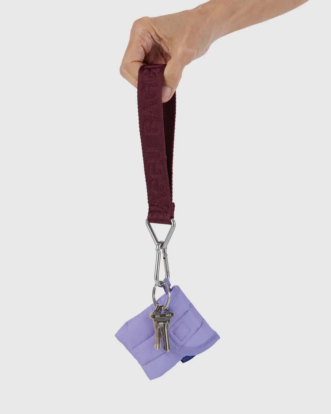 Logo Keychain (Mahogany)