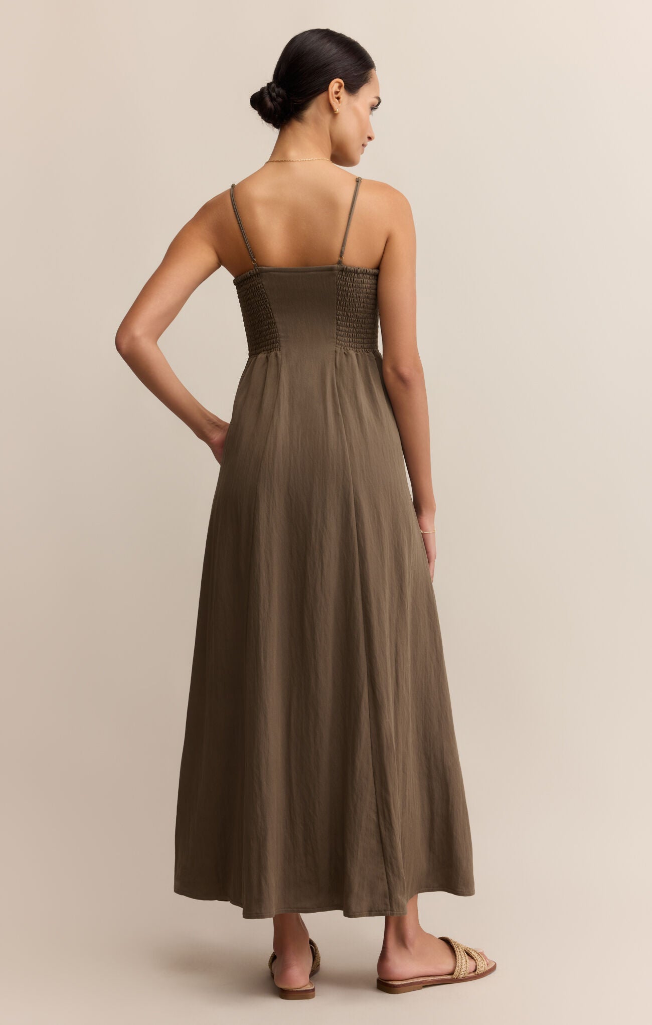 Angel Eyes Midi Dress (Tiki)