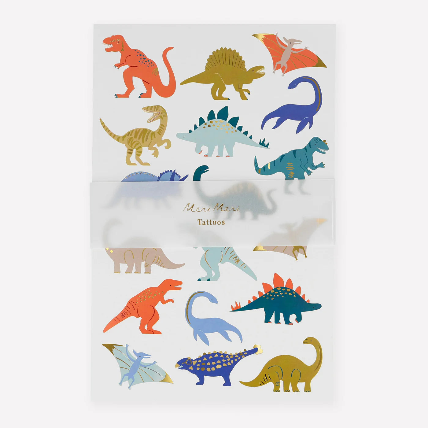 Dinosaur Temporary Tattoo Sheets