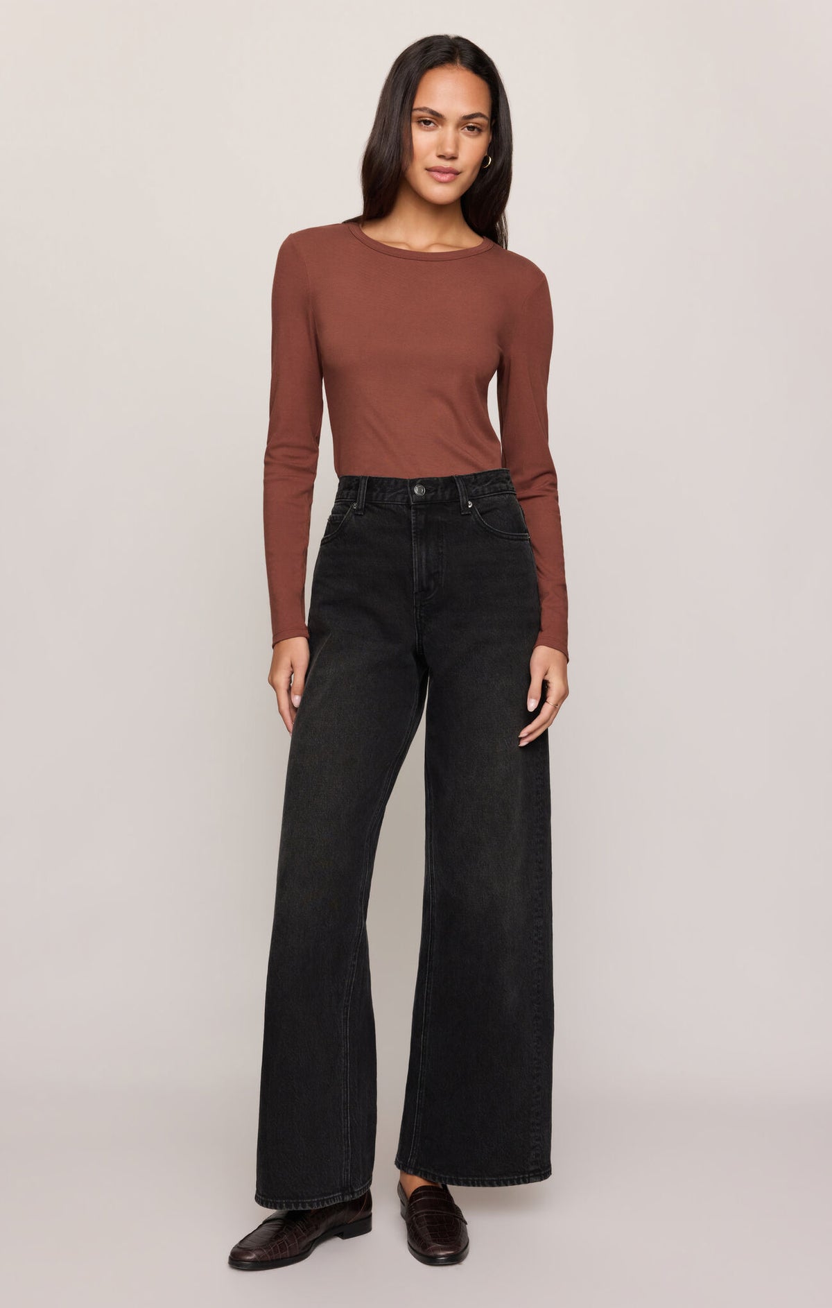 Dark Rosewood Second Skin Tee