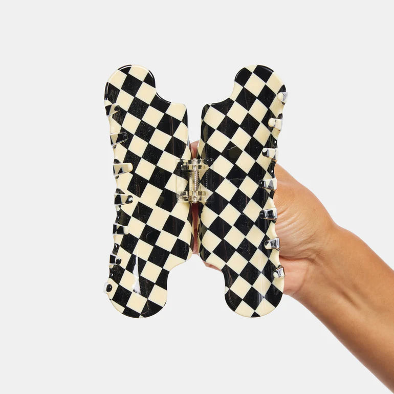 Nimbus Claw in Black + White Checker