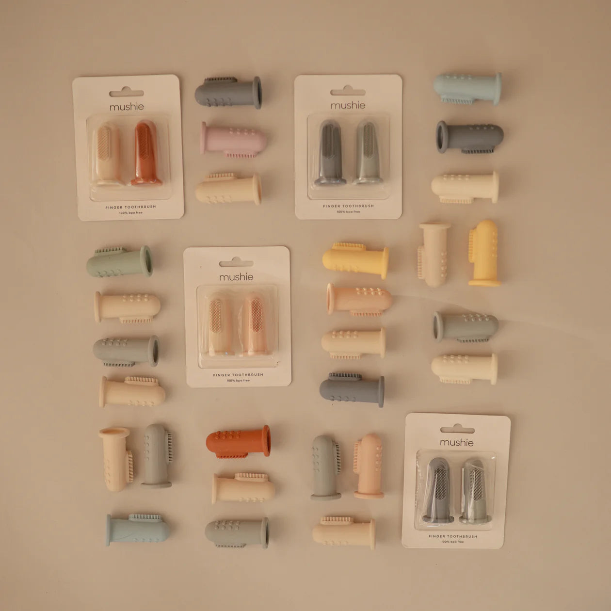 Finger Toothbrush | Clay/Shifting Sands