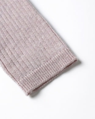 RIB KNIT PEPLUM TOP || LILAC