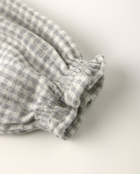 EDEN ROMPER || BLUE GINGHAM