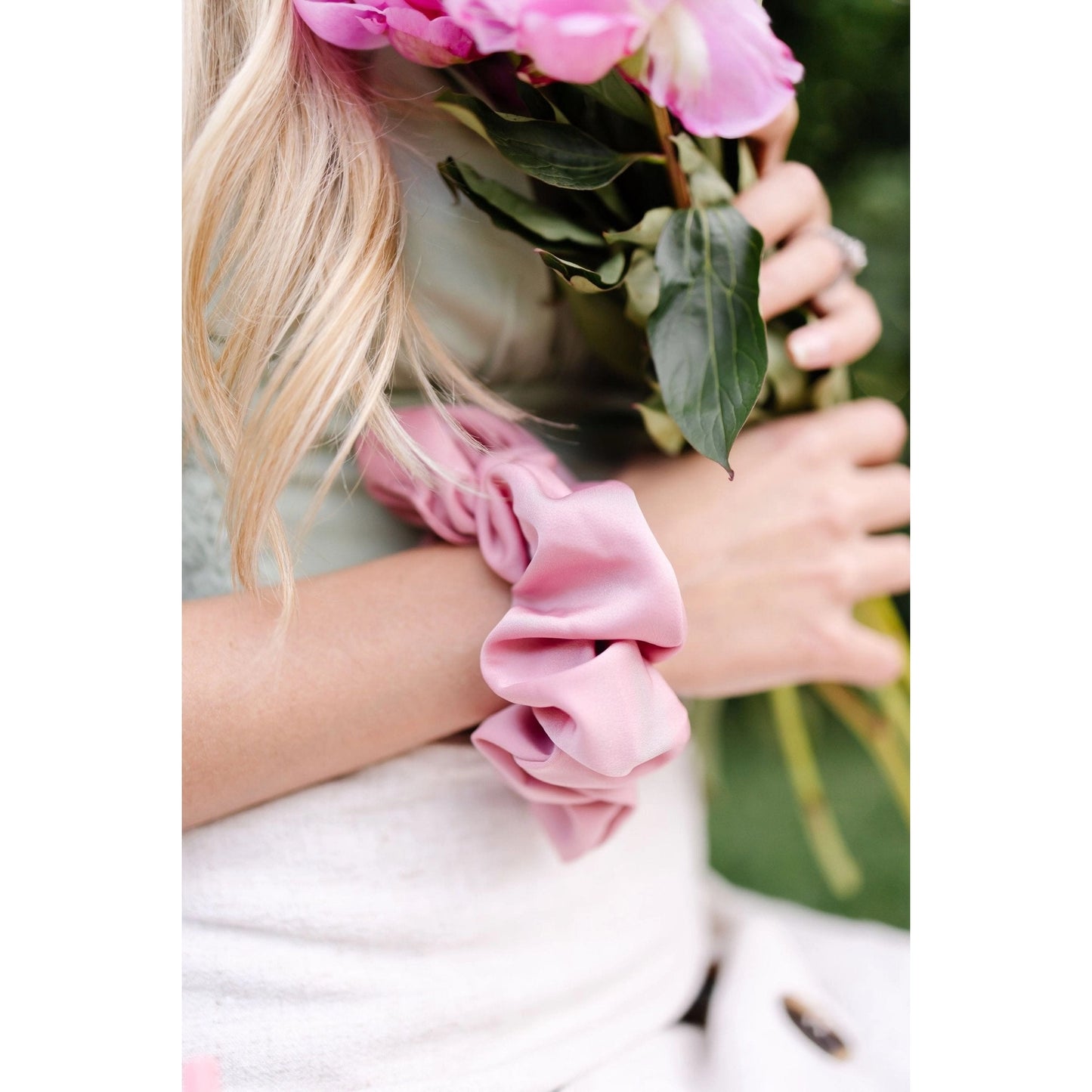 Rose Luxe Oversized Scrunchie