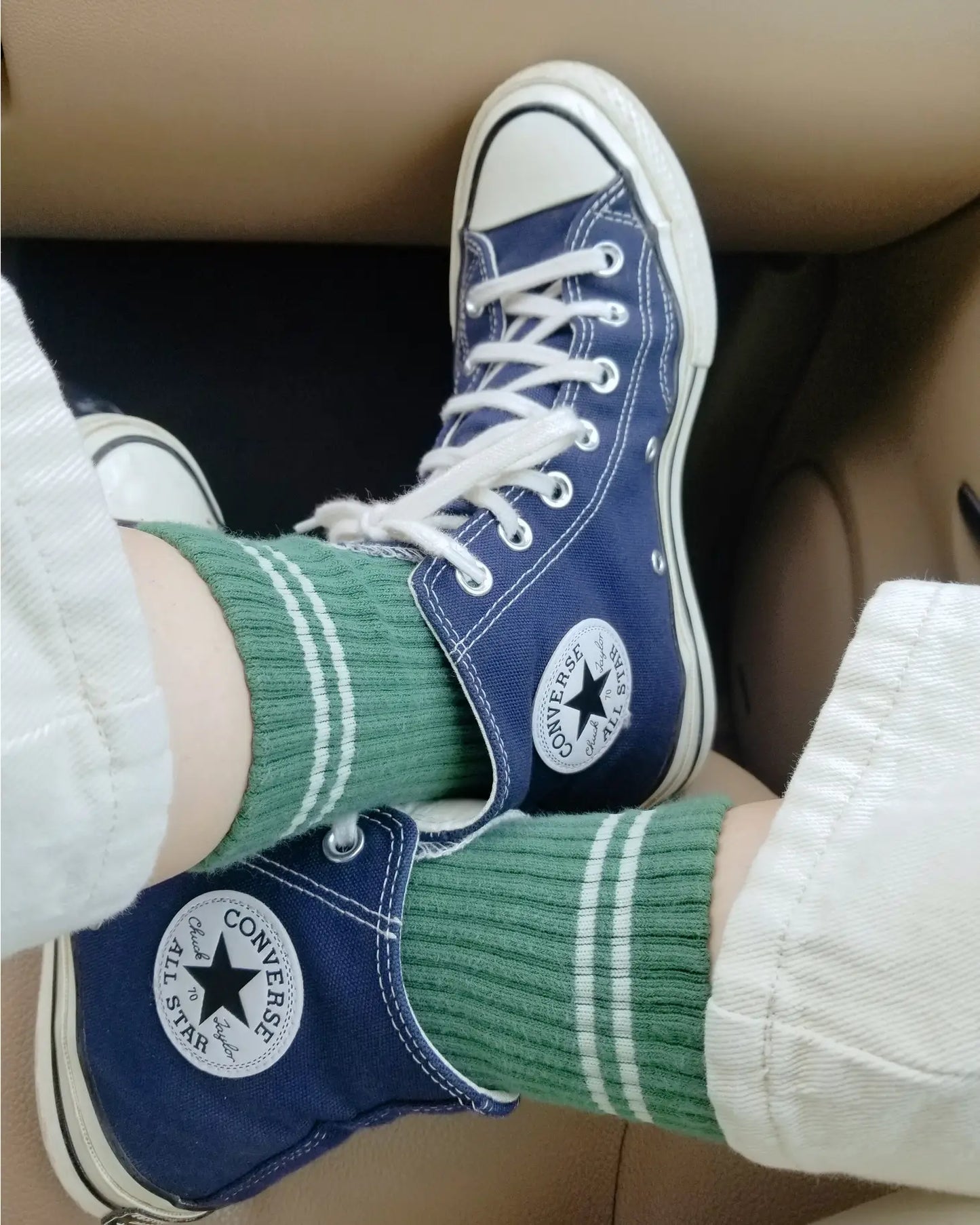 Boyfriend Socks - Moss