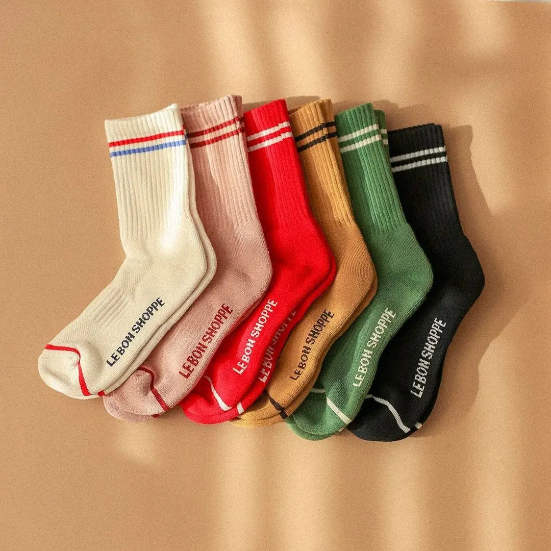 Boyfriend Socks - Moss