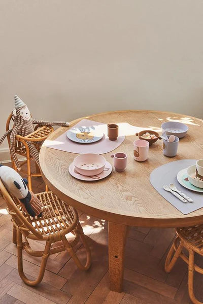 TINY INKA BOWL - SET OF 2 - DUSTY BLUE / CLAY