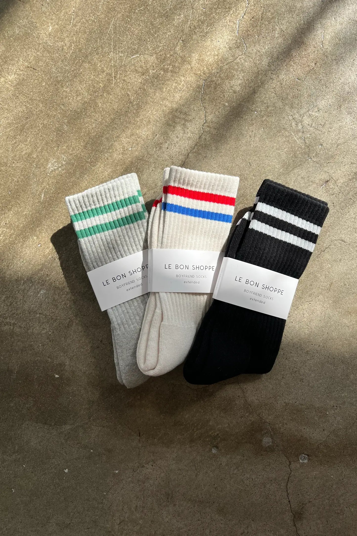 EXTENDED BOYFRIEND SOCKS - NOIR