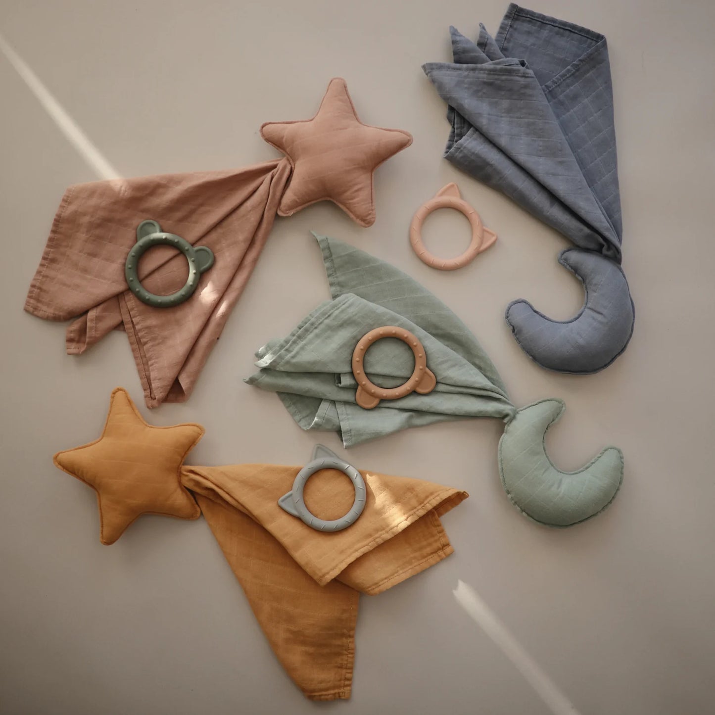 Star Lovey Blanket - Natural