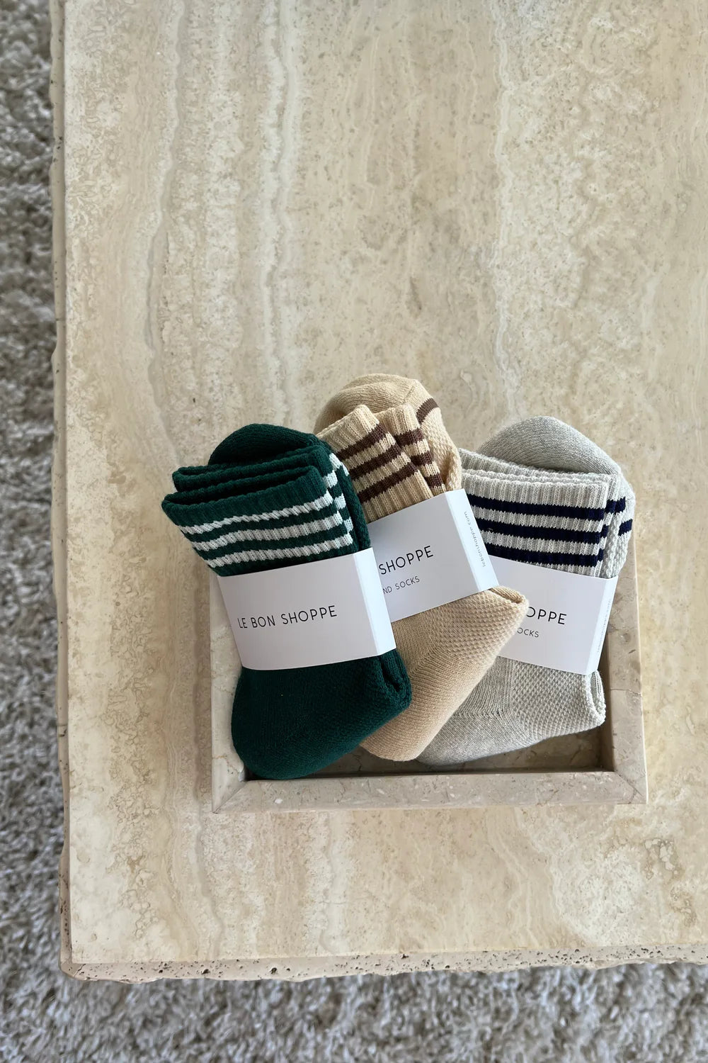 GIRLFRIEND SOCKS - HUNTER GREEN