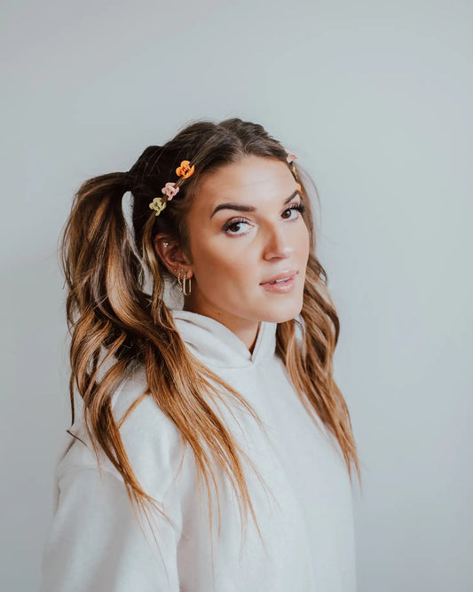 Mini Clips Heart - Purple