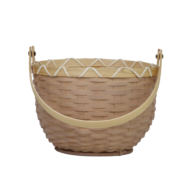BLOSSOM BASKET SMALL - LIGHT GREY