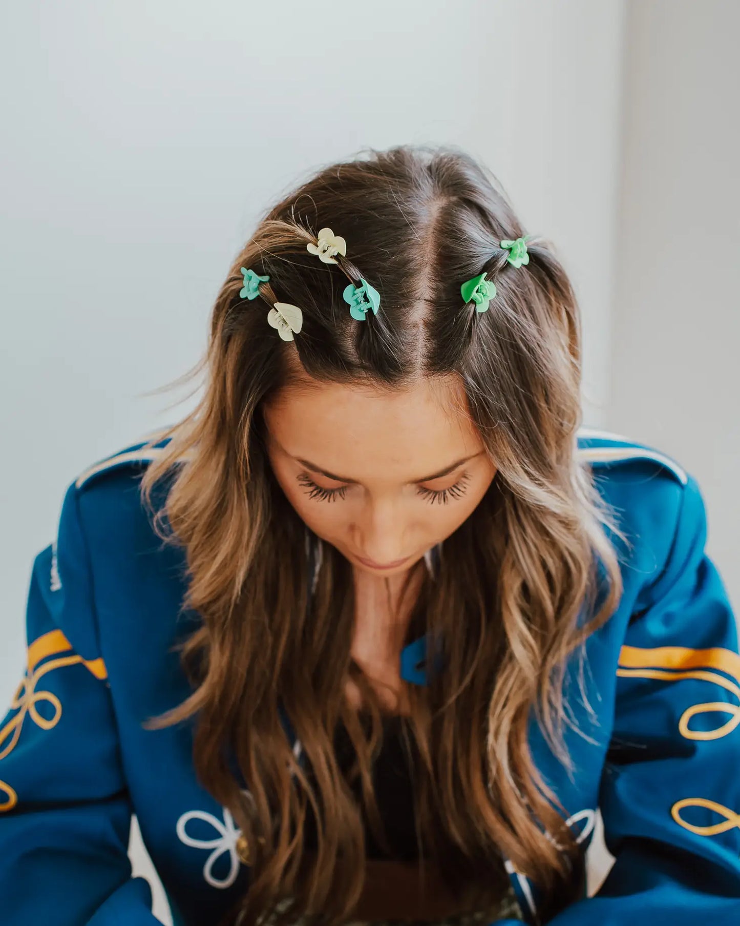 Mini Clips Heart - Purple