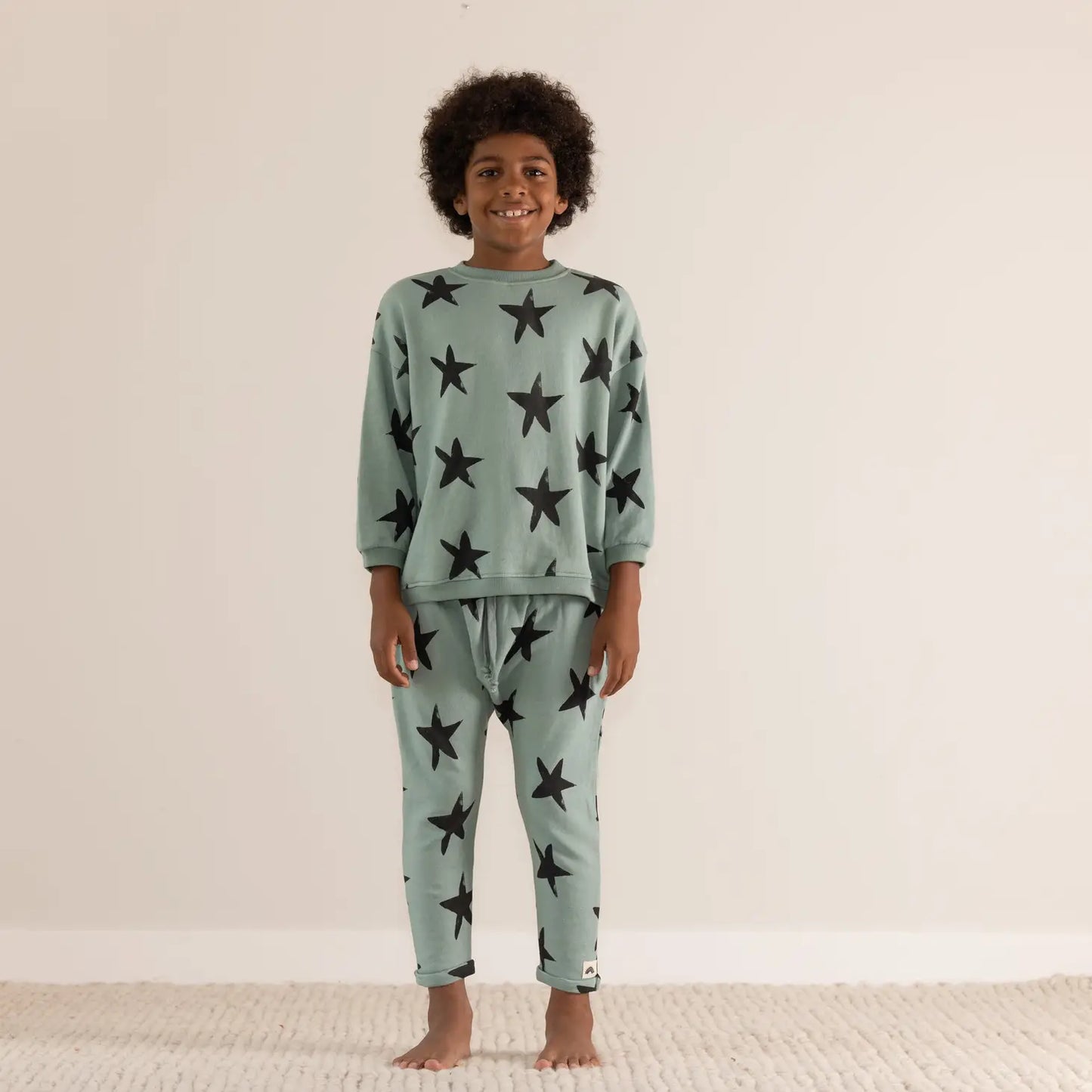 OVERSIZED SWEATSHIRT - ALL OVER STARS