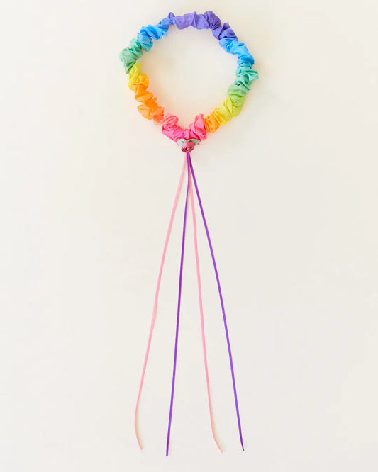 Garland Silk Headband - Rainbow