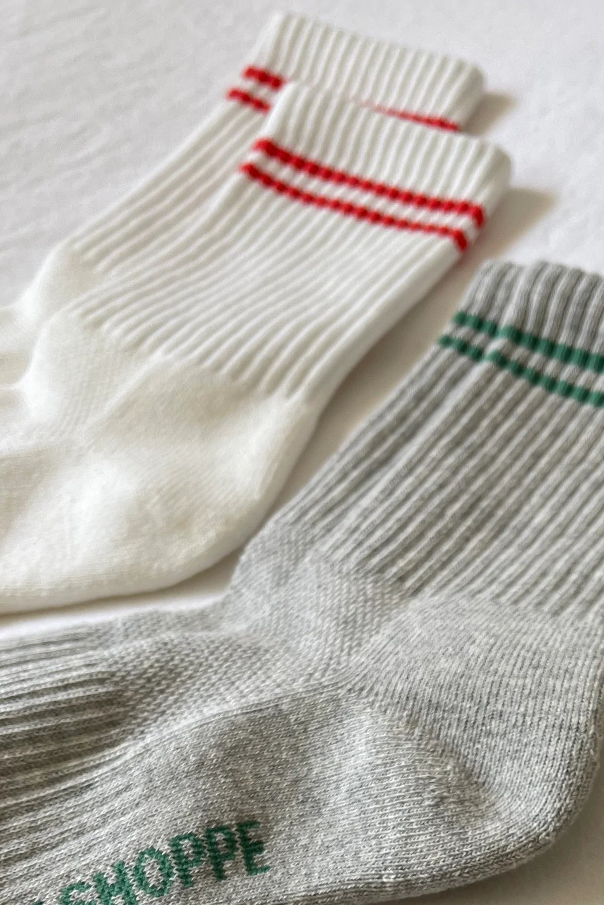 BOYFRIEND SOCKS - LT. GREY