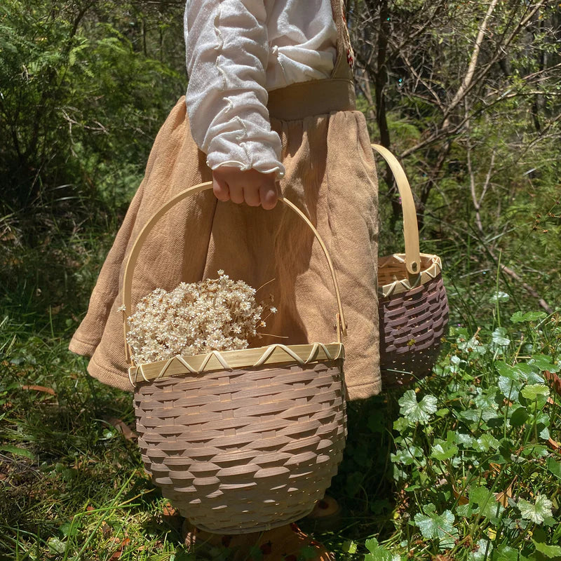 BLOSSOM BASKET SMALL - LIGHT GREY