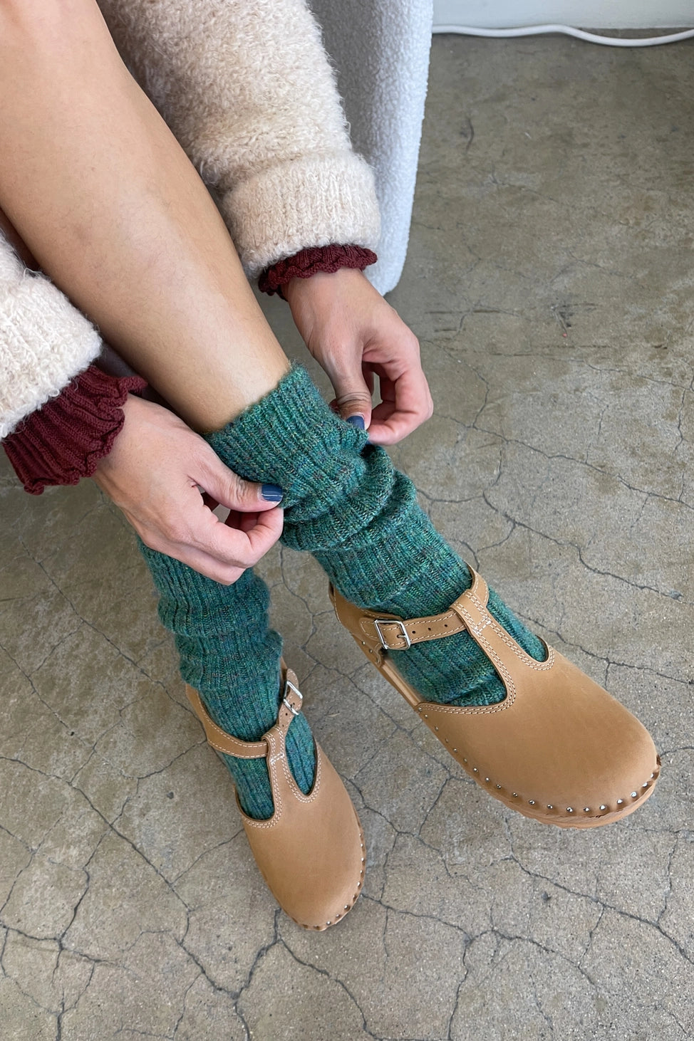 Margot Socks | Emerald