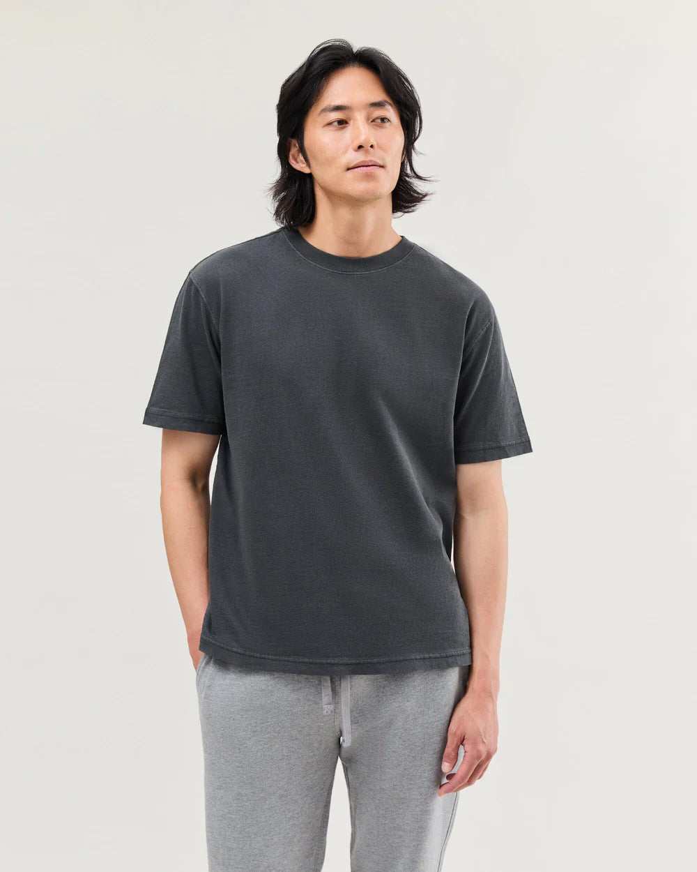 The Relaxed Short Sleeve Tee (Stretch Limo)