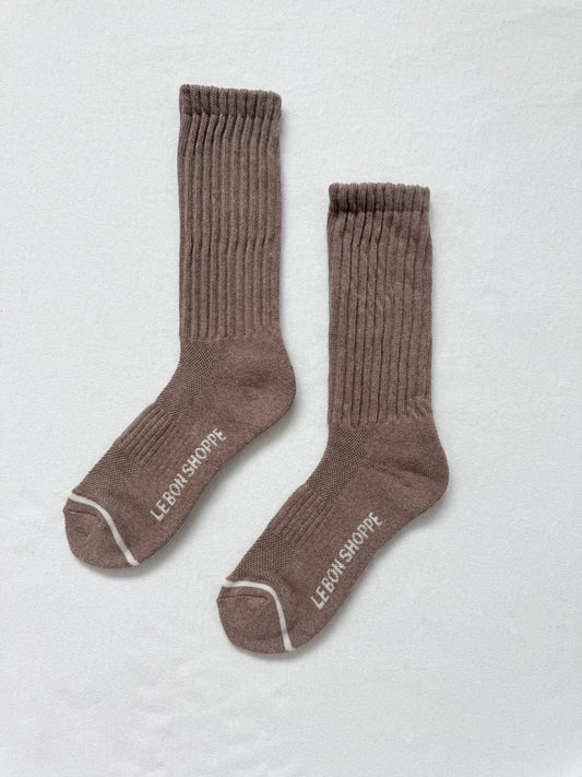 Ballet Socks (Mocha Mousse)