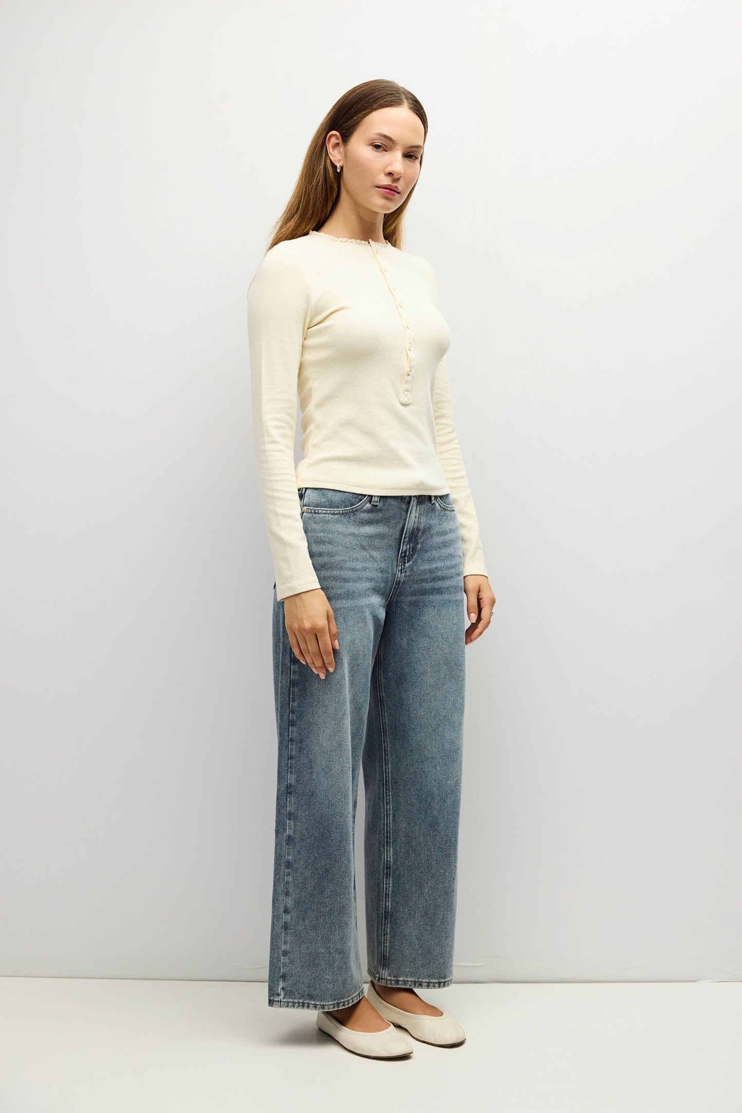 Cream Priscilla Top