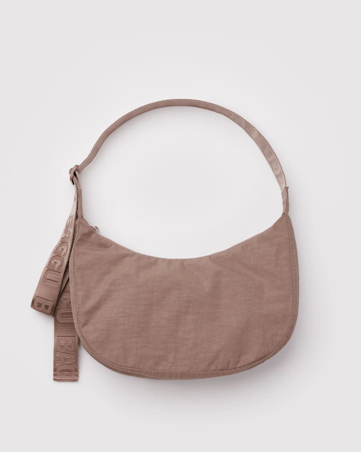 Medium Nylon Crescent Bag (Toasted Almond)