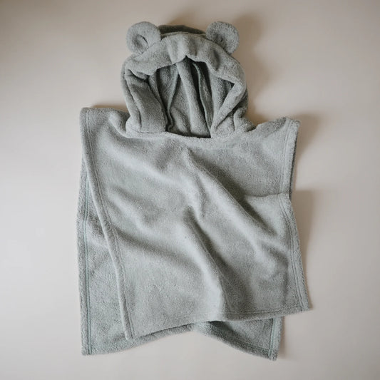 Bear Poncho Towel - Moss