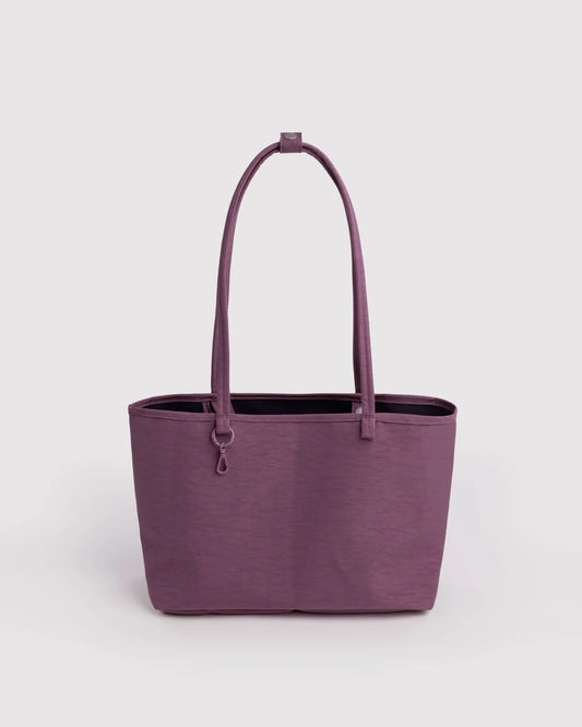 Medium Nylon Reversible Tote - WIld Plum Mix
