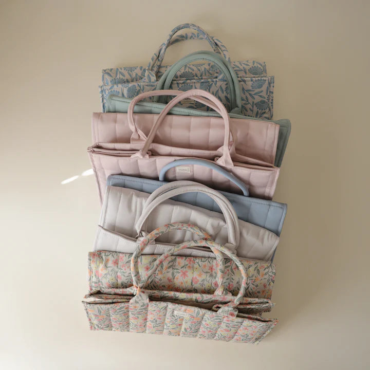 Diaper Caddy - Pastel Blooms
