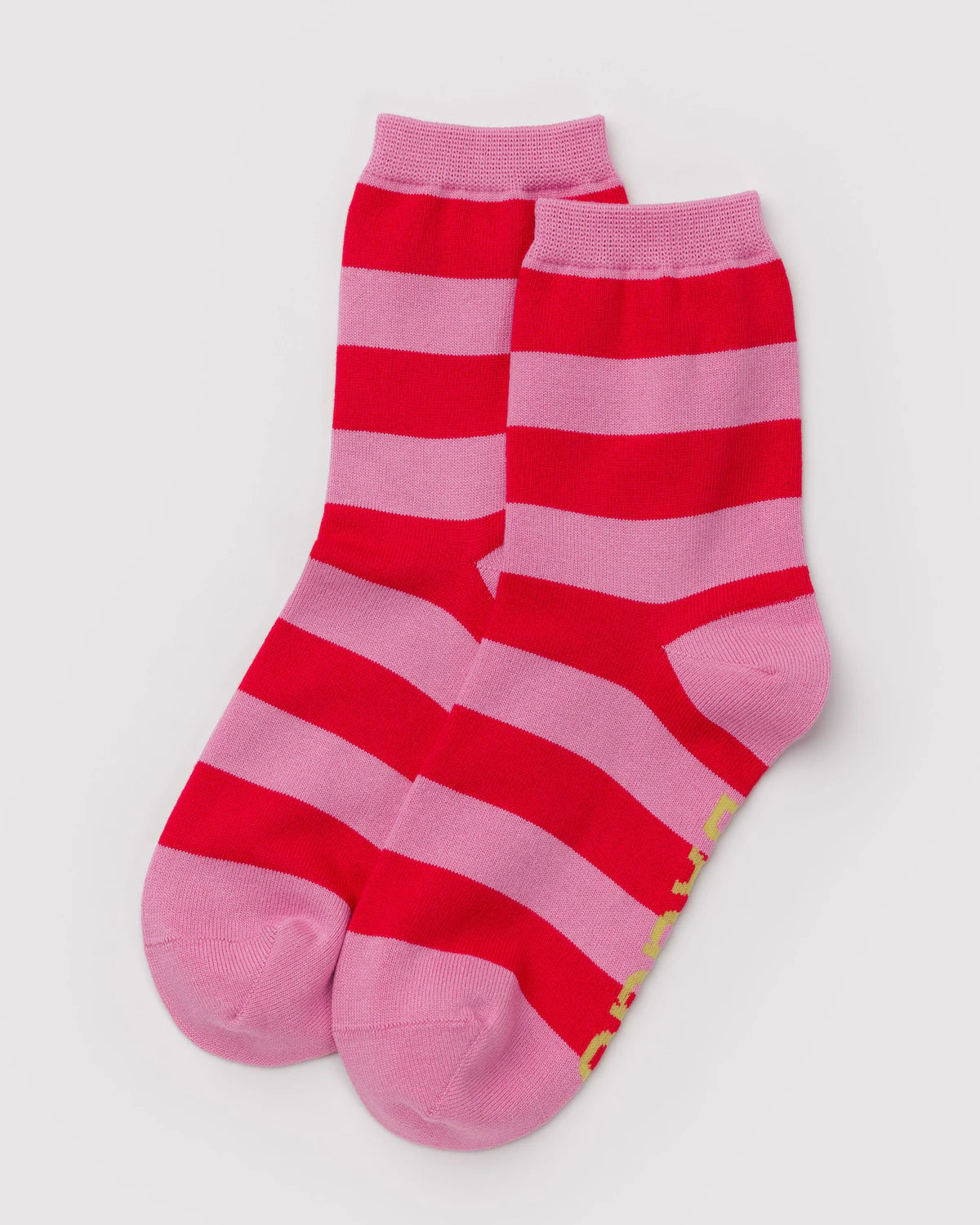 Crew Sock (Pink Stripe)