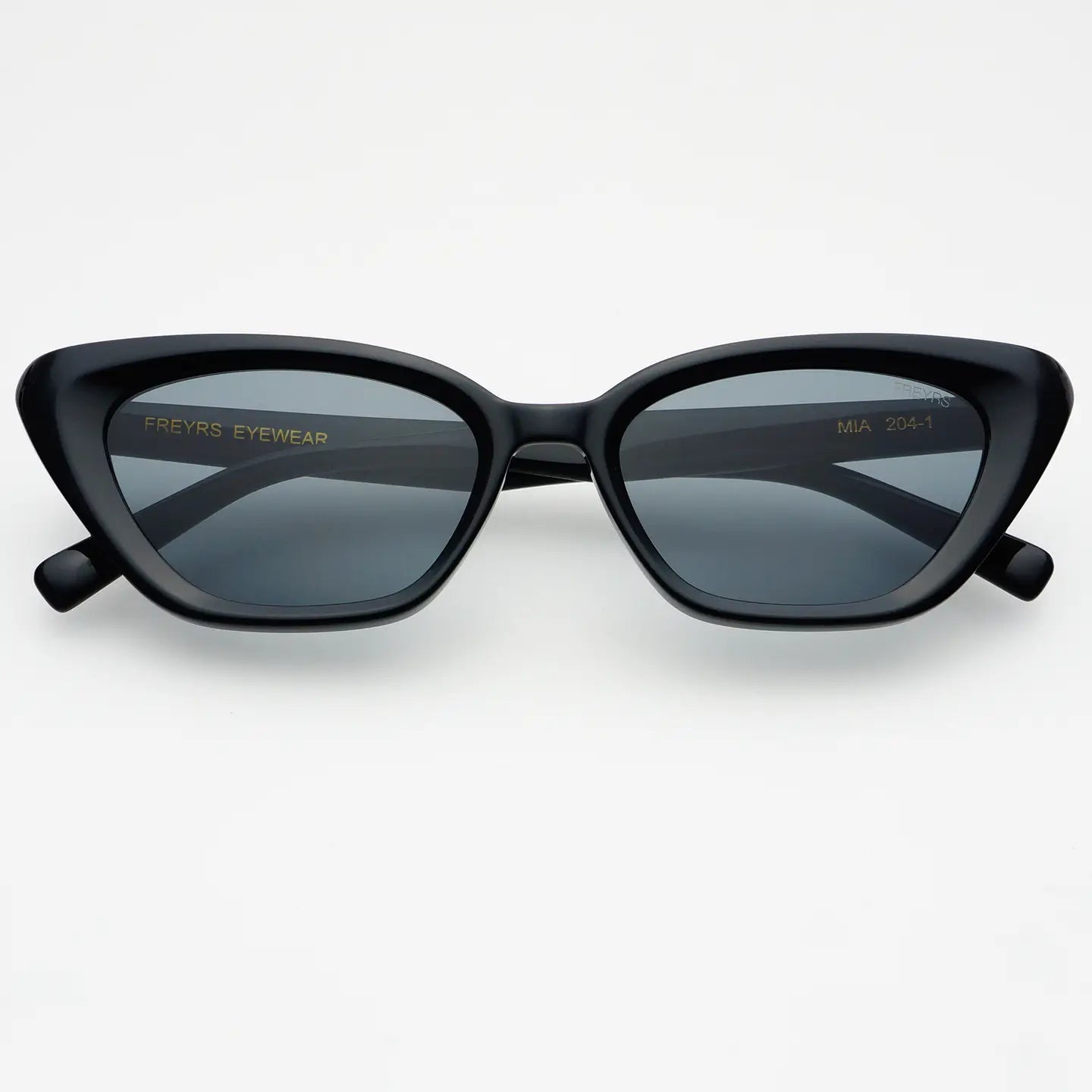 Mia Acetate Cat Eye Womens Sunglasses (Black)