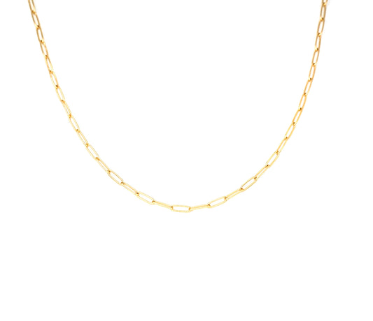 Gold Lily Link Necklace