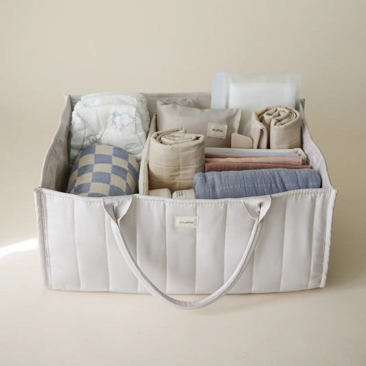 Diaper Caddy - Ivory