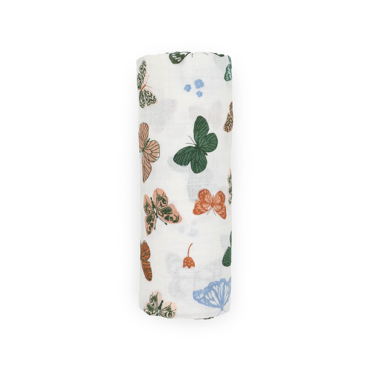 Cotton Muslin Swaddle Blanket - Butterflies