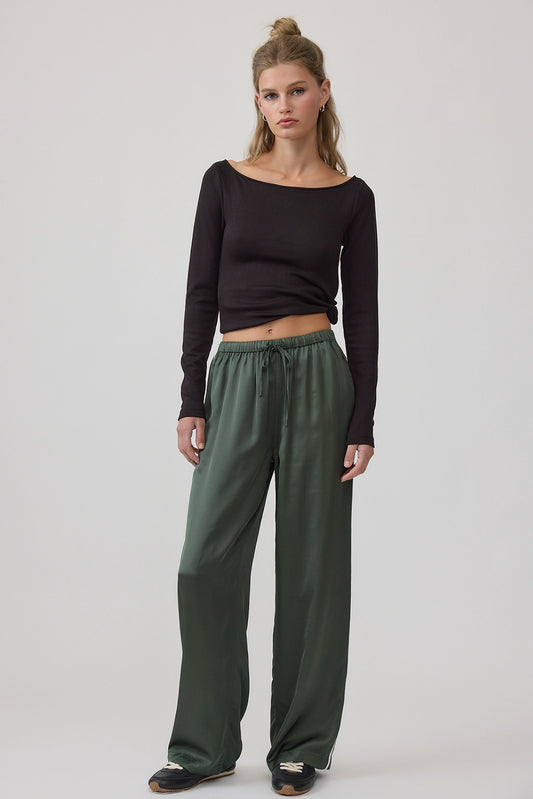 Green Frankie Stripe Pant