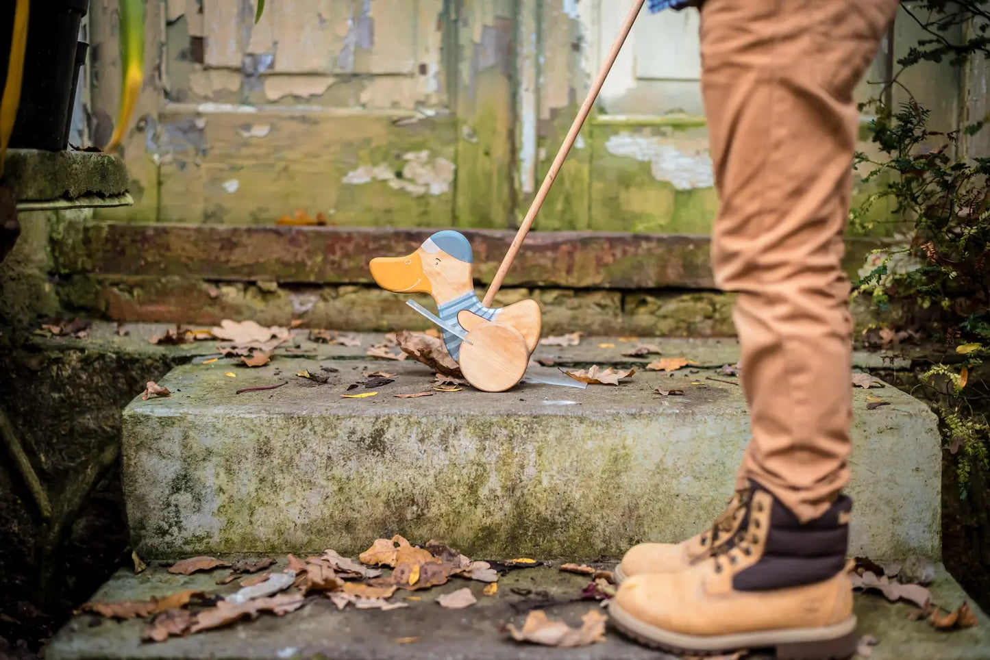 Wooden Duck Push Toy