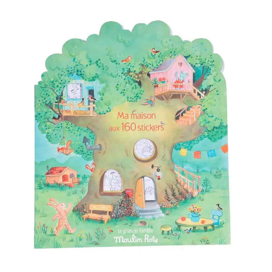 Tree House Coloring Book with Stickers