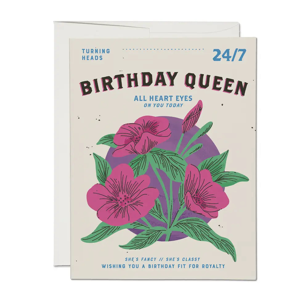 Birthday Queen Birthday Greeting Card