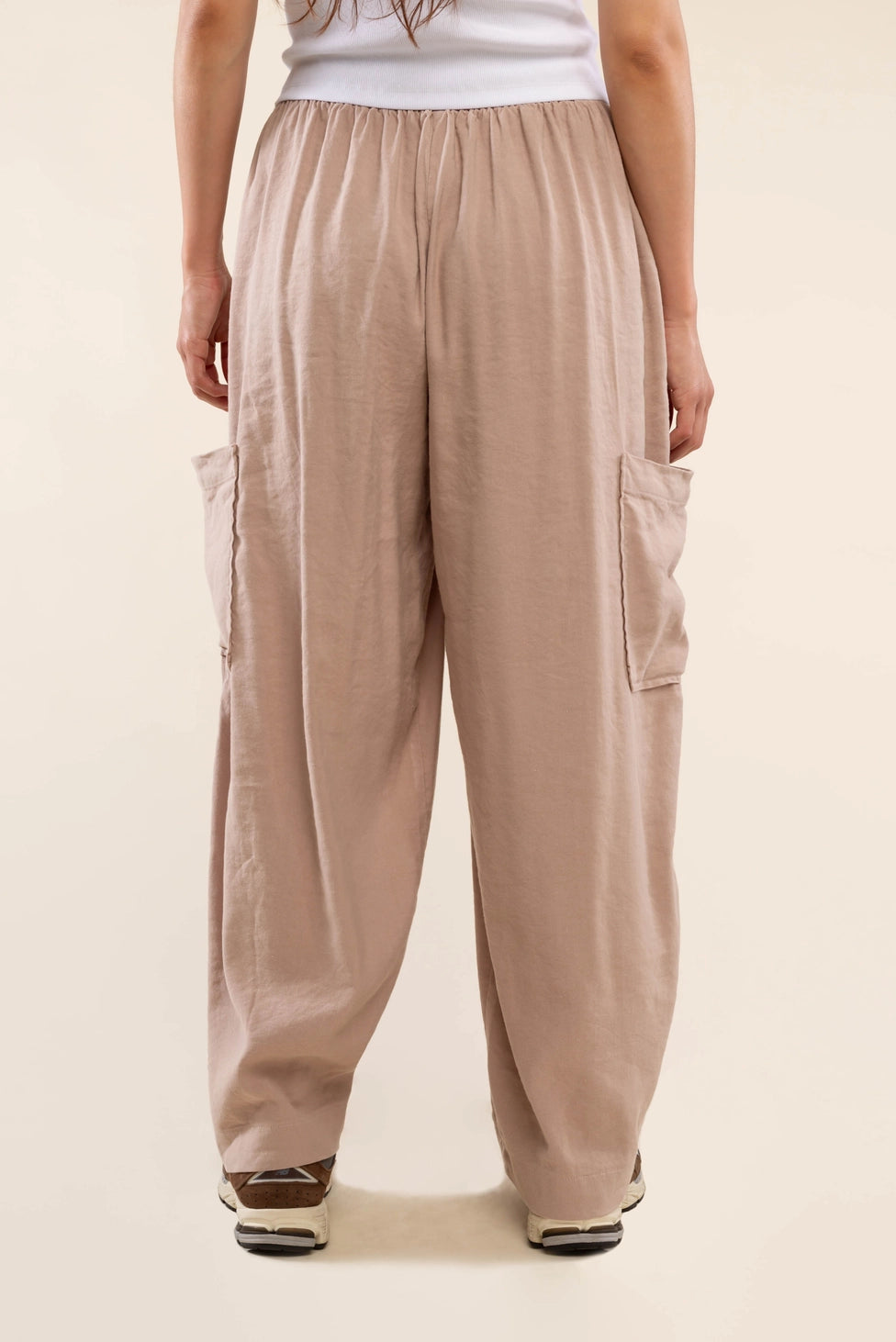 Range Tencel Lantern Pants | Mushroom