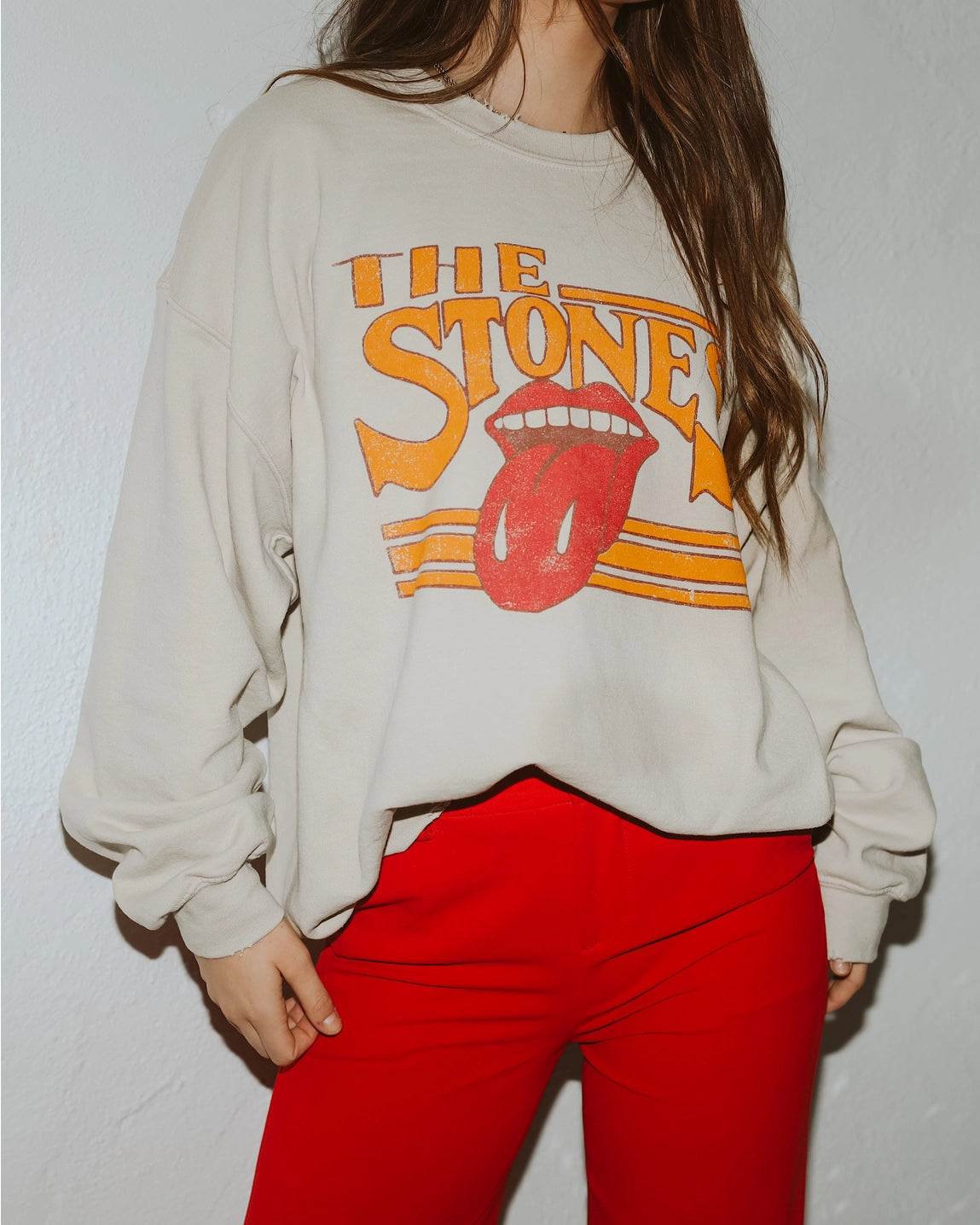Vintage rolling stones sales sweatshirt