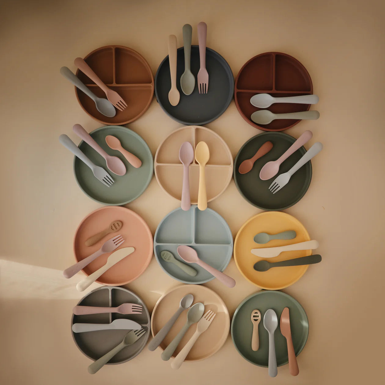 Silicone Suction Plate (Ivory)