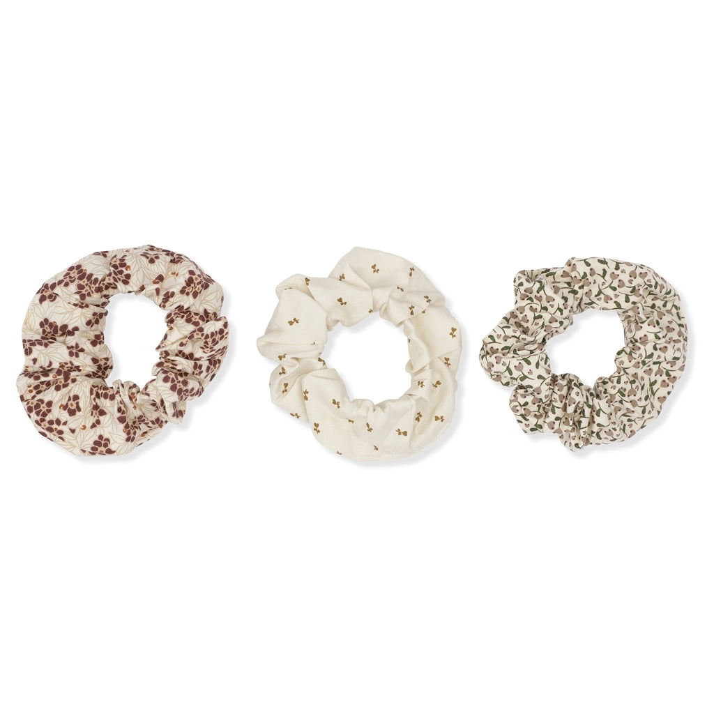 Organic Cotton Scrunchies - Set of 3 | Small