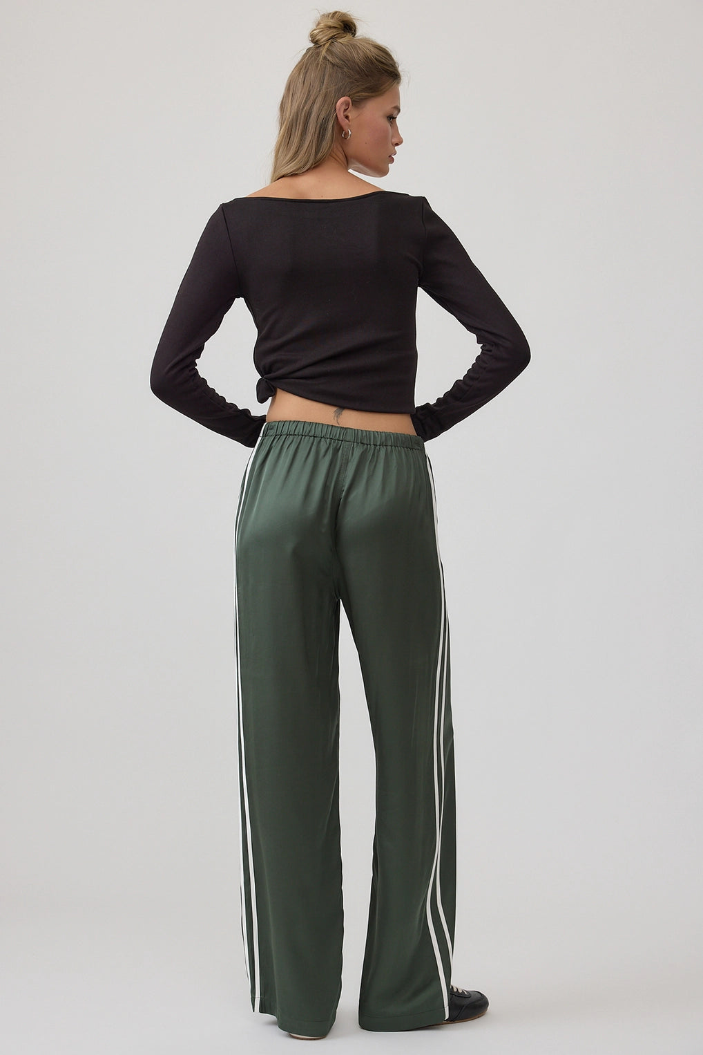 Green Frankie Stripe Pant