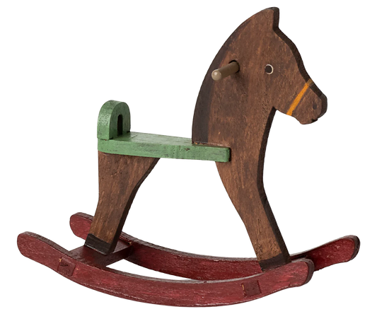 PRE-ORDER Rocking horse, Mouse - Dark brown (ships in April)