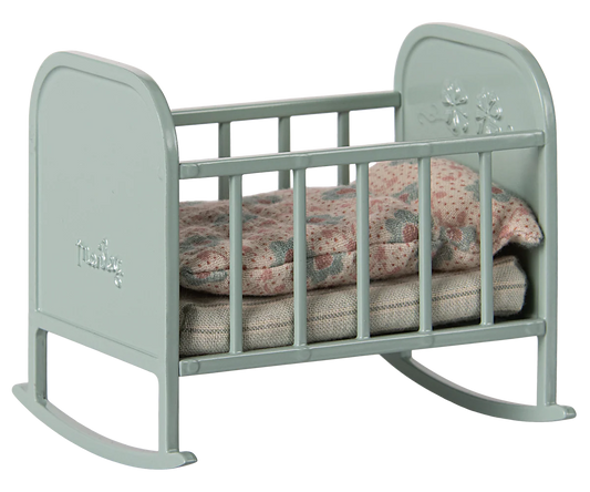 Maileg Cradle (Blue Mint)